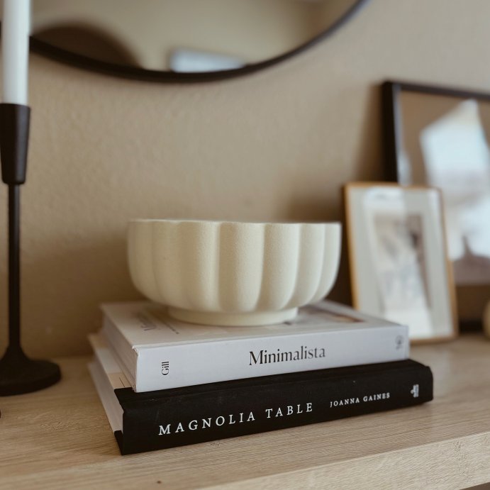 user image by @xojossy, 5-Wick Rustic Ceramic Salt Scalloped Jar Candle Cream 32oz - Hearth &#38; Hand&#8482; with Magnolia: Farmhouse Decor, Sea Salt Scent