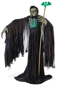 Shop For Living Plague Doctor with Staff Animatronic, 10-ft and more