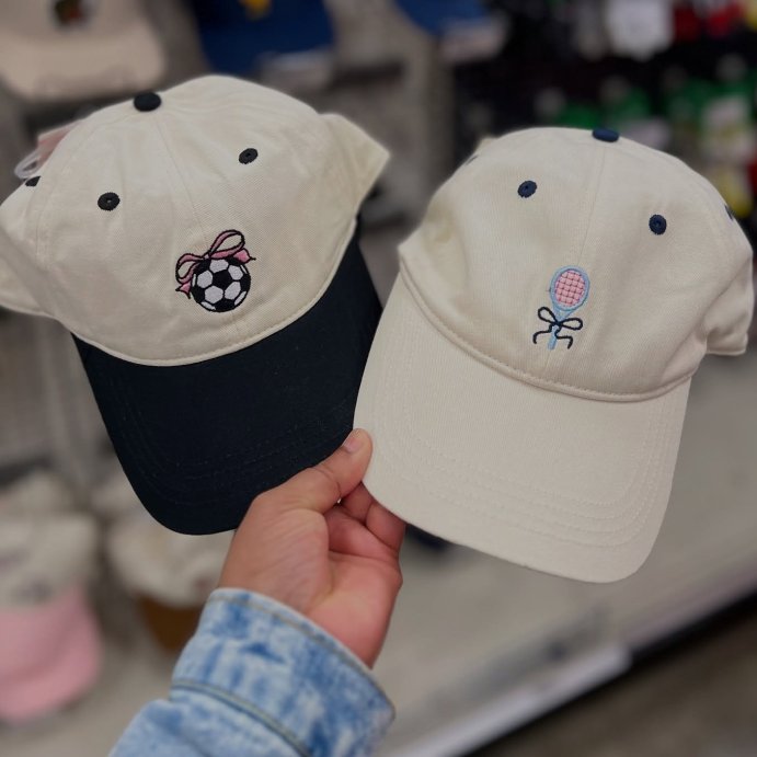 user image by @targetbayareafinds, Soccer Bow Hat - Frasier Sterling Cream/Black