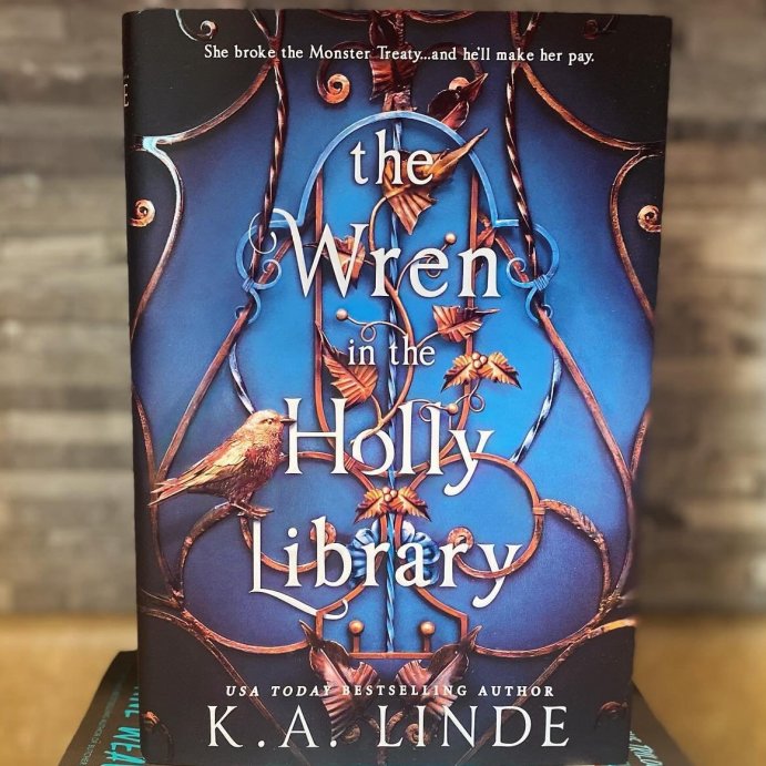 user image by @shelbisbookshelf, The Wren in the Holly Library (Deluxe Limited Edition) - by  K A Linde (Hardcover)