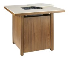 Shop CANVAS Clarke LP Gas Outdoor Fire Table, 30-in, Brown and more