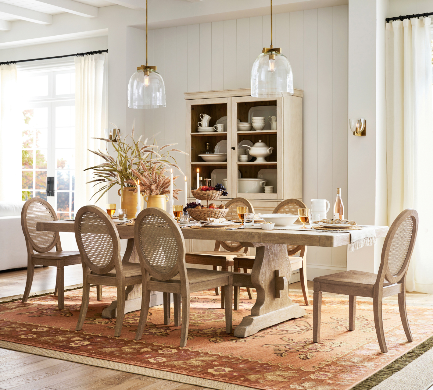 Pottery barn dining deals room