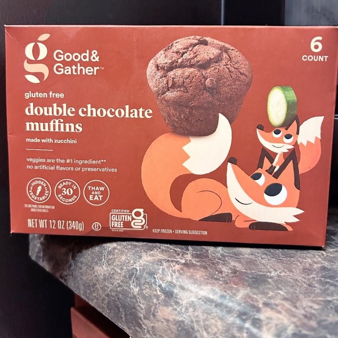 user image by @iampamelam, Frozen Gluten Free Double Chocolate Zucchini Muffins - 12oz/6ct - Good &#38; Gather&#8482;