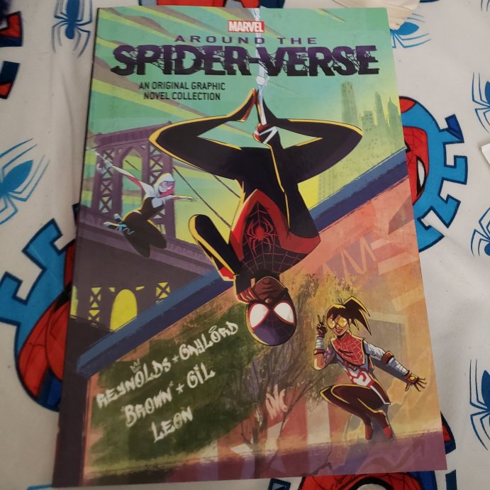 user image by Dej, Around the Spider-Verse (Original Spider-Man Graphic Novel Anthology) - by Pablo Leon & Justin A Reynolds & Roseanne A Brown