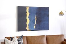 Shop Zuma Dark Blue Framed Wall Art and more