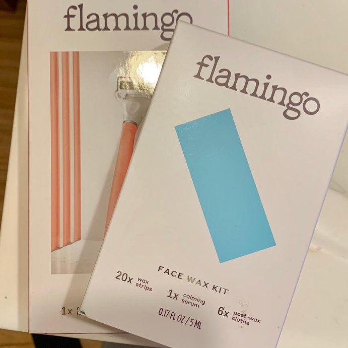 user image by @modernmommyfiles_, Flamingo Women's Face Wax Kit - 20ct