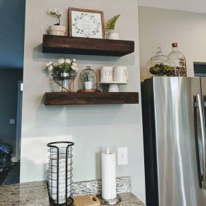 Rustic Wood Floating Shelves | Pottery Barn