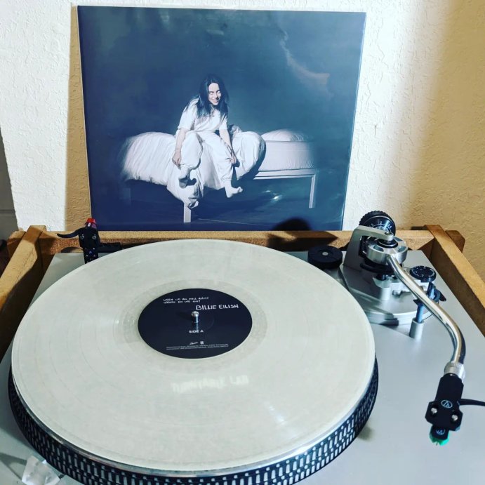 user image by @drumwax, Billie Eilish - WHEN WE ALL FALL ASLEEP, WHERE DO WE GO? (Target Exclusive, Glow in the Dark Vinyl)