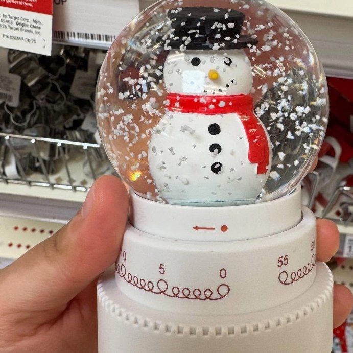 user image by @goth_cart, Christmas Figural Snowman Kitchen Timer - Wondershop&#8482;