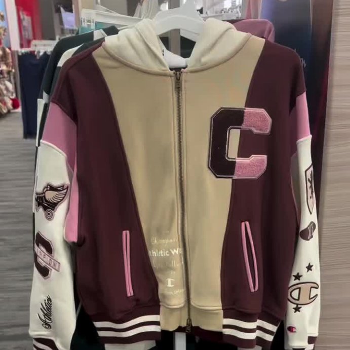 user image by @_angie.89, Champion Women's Fleece Full Zip Hoodie - Maroon