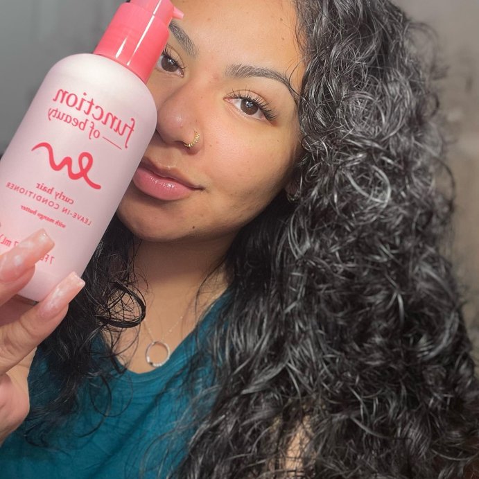 user image by @_danielas.beauty.madness_, Function of Beauty Curly Hair Leave-In Conditioner Base with Mango Butter - 7 fl oz