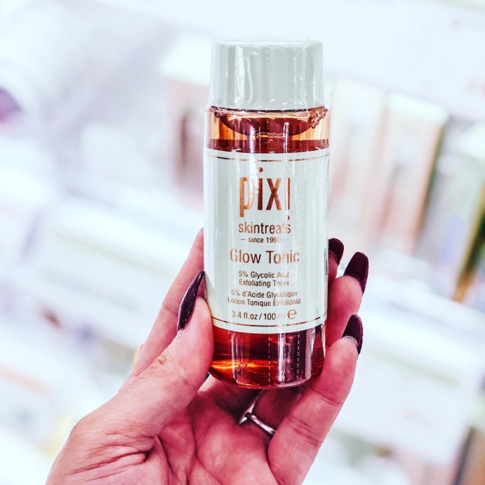 user image by @retailtherapymom, Pixi Skintreats Glow Tonic Glycolic Acid Exfoliating Toner
