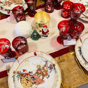 Williams Sonoma Twas The Night Before Christmas 90 Round