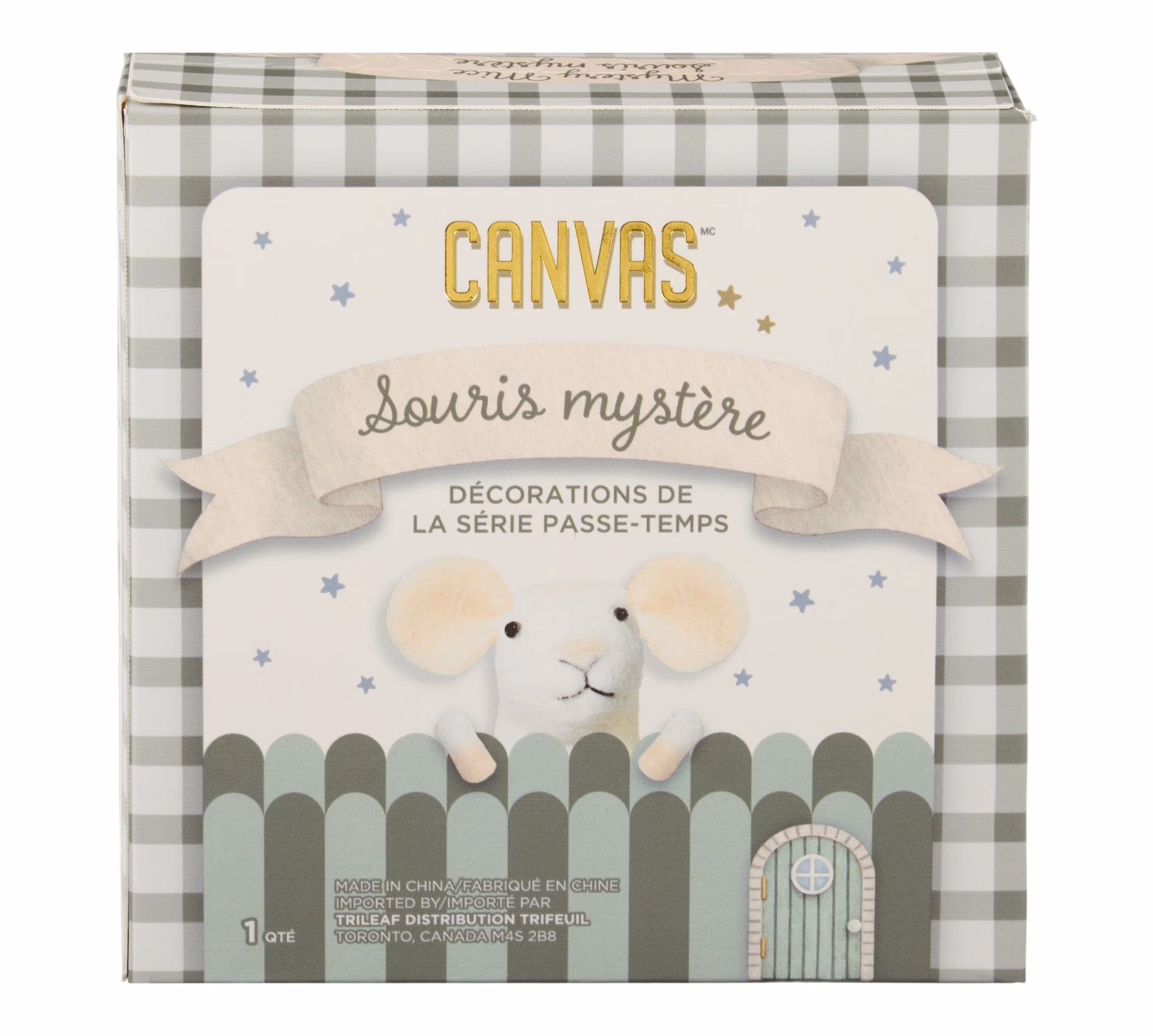 Shop Ornement de souris en feutre avec boîte surprise.. and more