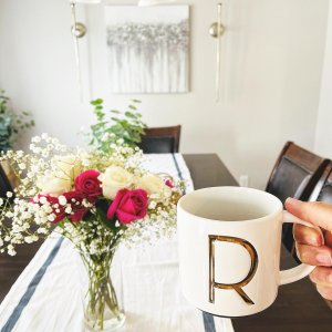 Letter I Gold Writing Monogram Initial Mug Williams Sonoma – Mug Barista