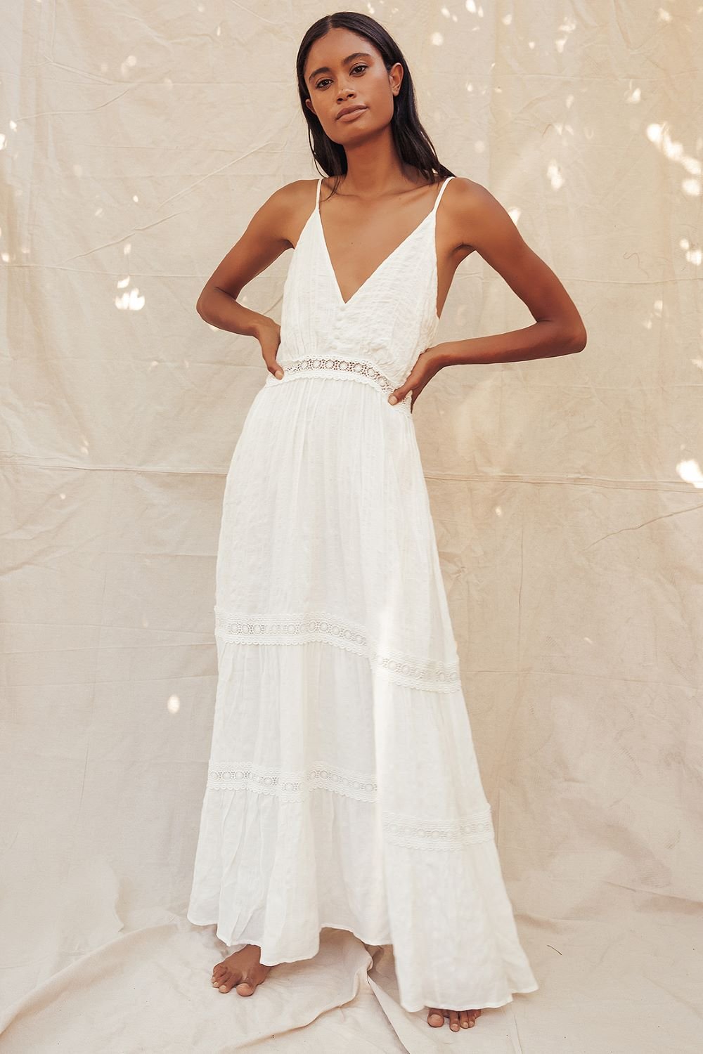 Casual boho outlet wedding dress