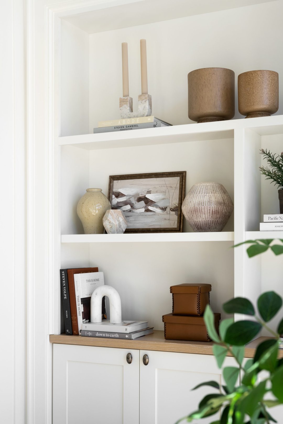 How to Style Long Open Shelves - Studio McGee