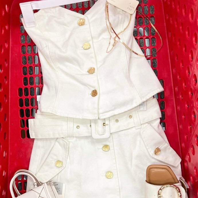 user image by @twotargetmoms, Mini Boxy Tote Handbag - A New Day™