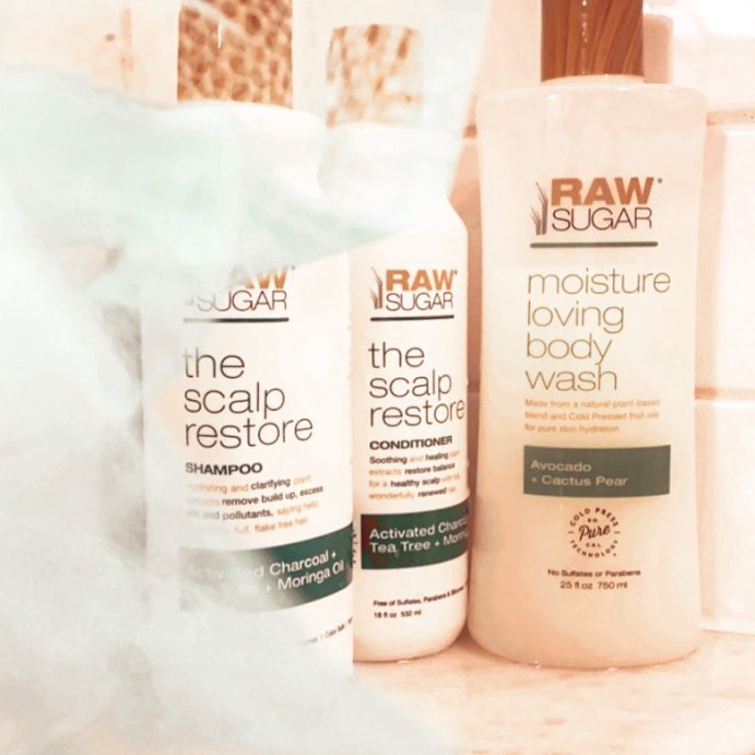 user image by @craed_visuals, Raw Sugar The Scalp Restore Shampoo - Jojoba + Aloe + Niacinamide - 18 fl oz