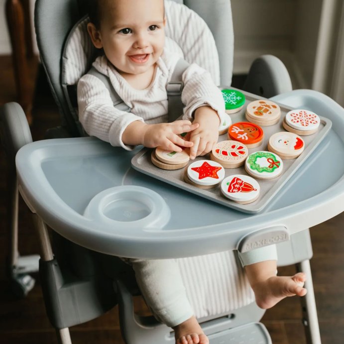 user image by @staceygardnermusic, Melissa &#38; Doug Slice and Bake Wooden Christmas Cookie Play Food Set