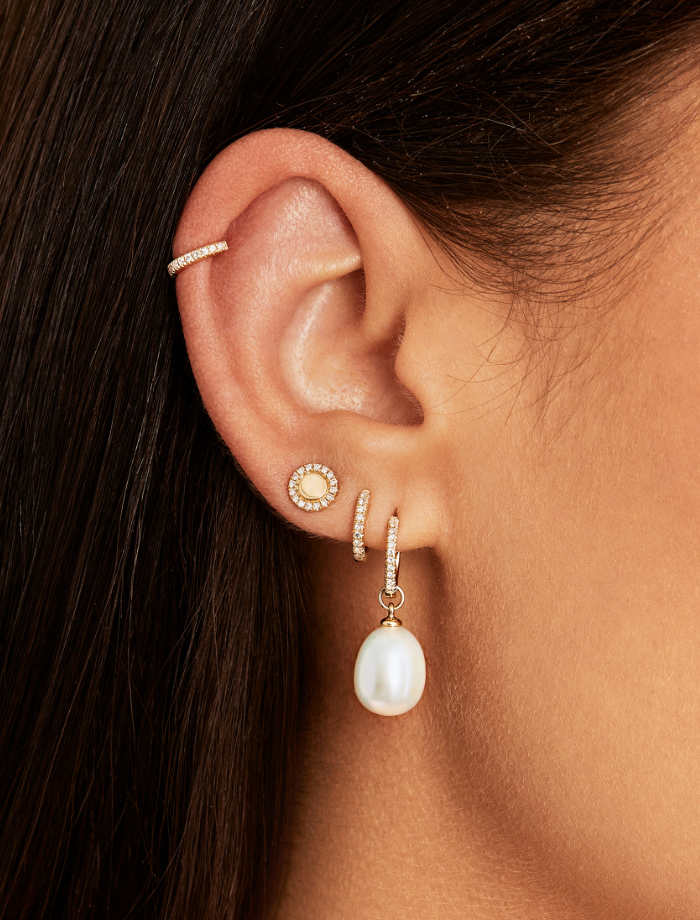 Ssil solitaire store earrings