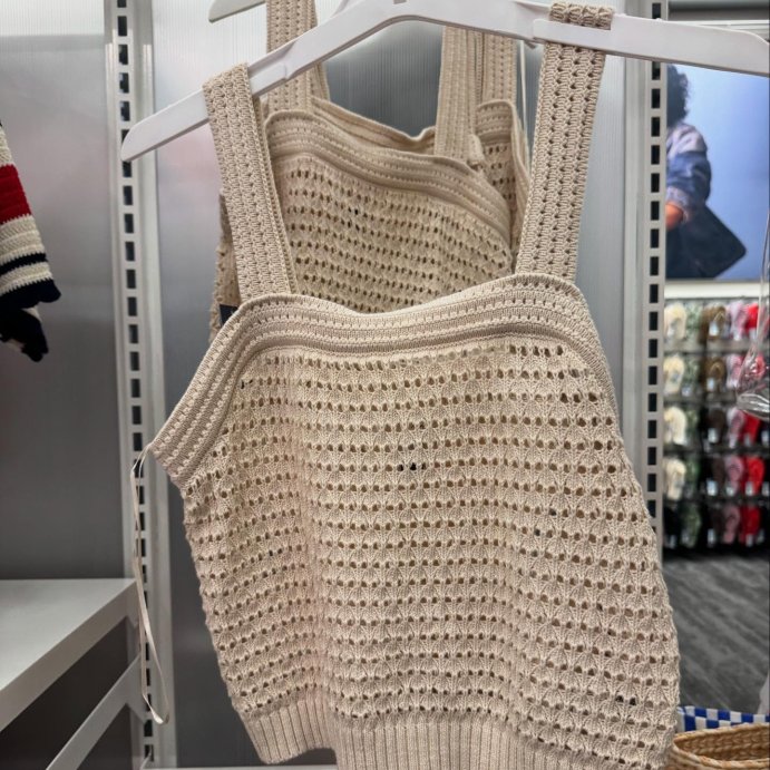 user image by @targetsdollarspot, Women's Openwork Sweater Tank - Universal Thread™