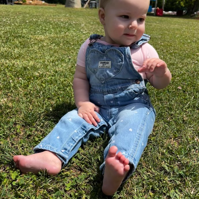 user image by @megansowa_, OshKosh B'gosh Toddler Girls' Heart Denim Overalls - Light Blue