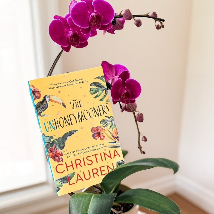 user image by @bookedwithbeth, Unhoneymooners -  by Christina Lauren (Paperback)