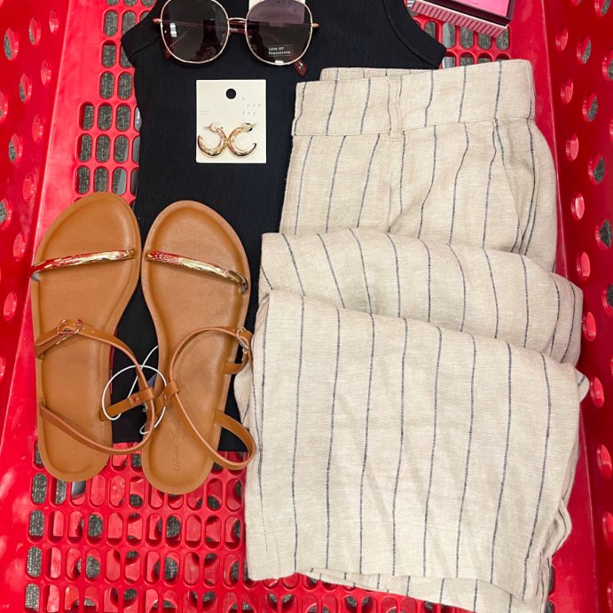 user image by gotargeting, Women's Linen Essential Trouser - A New Day™