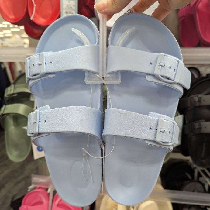 user image by @abbys_findsandfaves, Women's Neida EVA Two Band Footbed Slide Sandals - Shade & Shore™