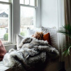 Faux Fur Ombre Throws West Elm