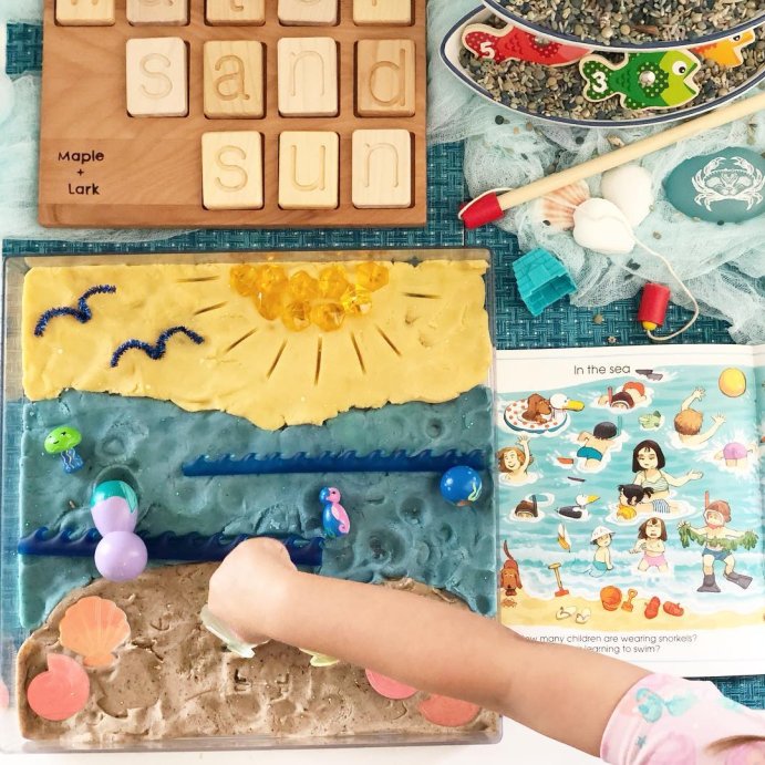 user image by @bins.for.the.win, Melissa &#38; Doug Catch &#38; Count Wooden Fishing Game with 2 Magnetic Rods