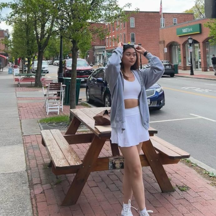 user image by @steph.nyc_, Women's Seamless Medium Support Racerback Sports Bra - All In Motion™