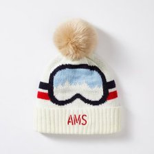 Shop Ski Goggles Pom Pom Hat, Adult, Ivory and more