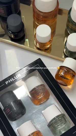 @spacenk’s instagram video of PHLUR Cashmere Skin Hair and Body Mist,PHLUR Holiday Coffret
