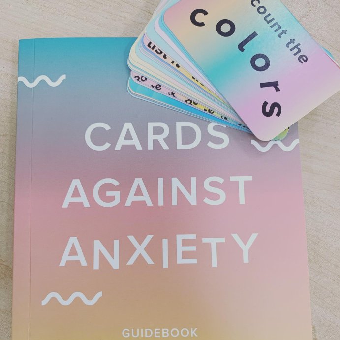 user image by @thatmomcerena, Cards Against Anxiety (Guidebook &#38; Card Set) - by  Pooky Knightsmith (Mixed Media Product)