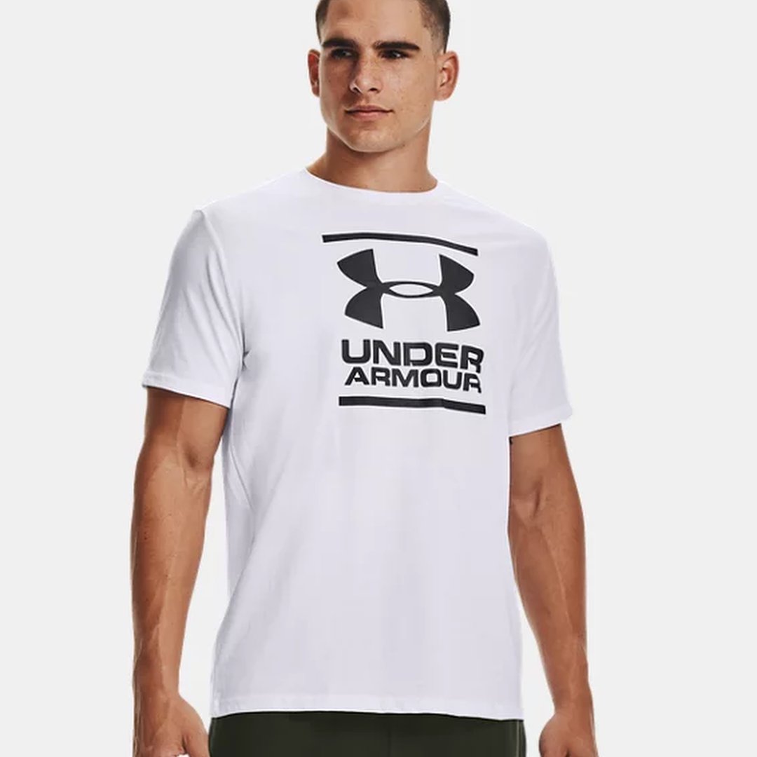 Under Armour UA GL Foundation Maglia Maniche Corte Uomo, Steel Light  Heather/Versa Blue - Bike Sport Adventure