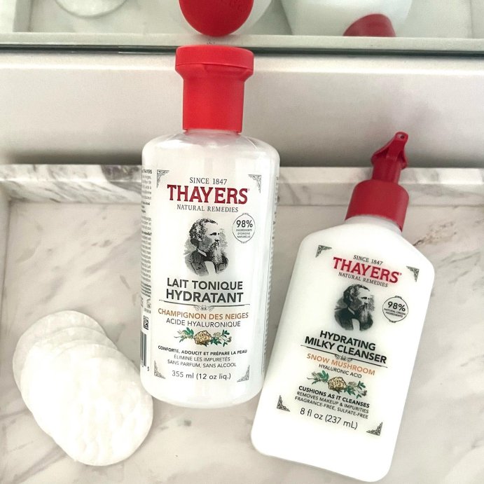 user image by @whatmamaloves, Thayers Natural Remedies Hydrating Milky Face Wash - 8 fl oz