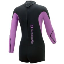 Shop Outbound Women's Spring Wetsuit, Shorty, Black/Purple, Assorted Sizes and more