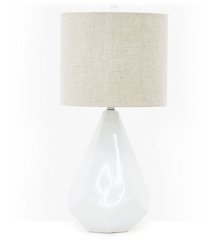 Shop Delaney White Table Lamp and more